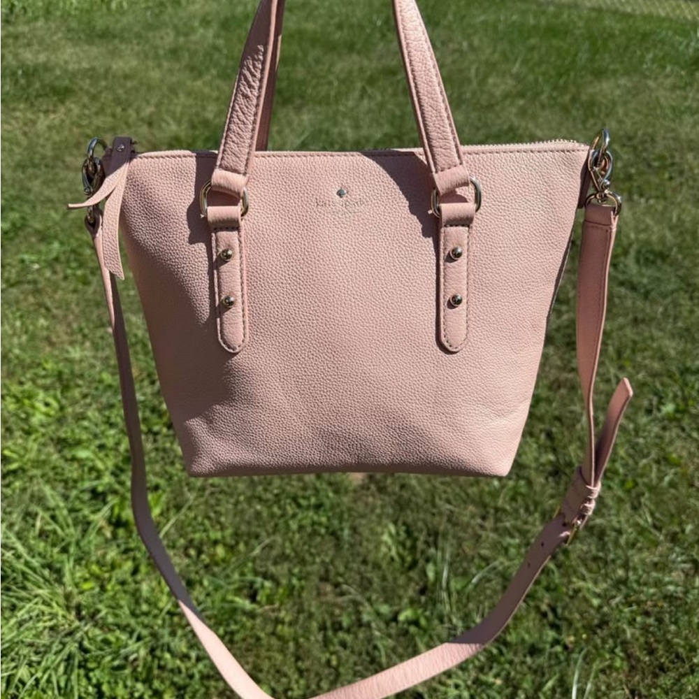 Kate Spade Larchmont Penny Satchel in Blush Pink